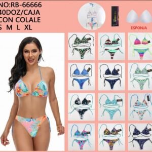 BIKINI C/COLALESS PACK X 6 uni
