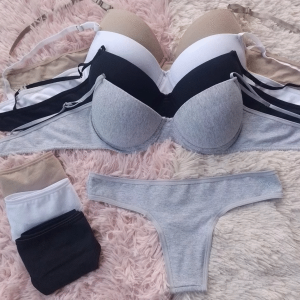 CONJUNTO CON ARO ALGODÓN PACKS X12
