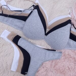 CONJUNTO TRIÁNGULO ALGODÓN PACK X12