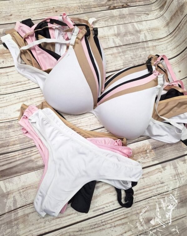 CONJUNTO TRIÁNGULO LAYCRA PACK X12