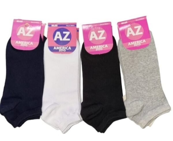 PACKS X12 SOQUETE AZ ALGODÓN