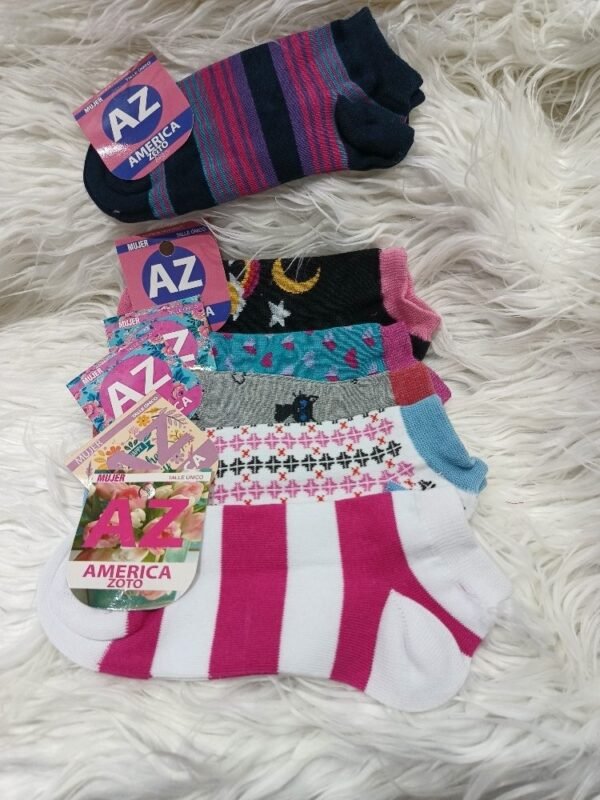 PACKS X12 SOQUETES AZ C/DISEÑOS