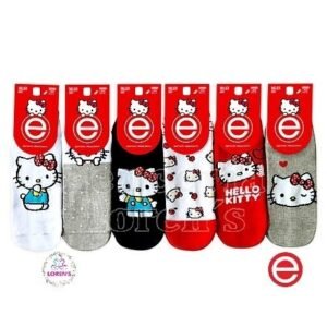 PACK X12 SOQUETES ELEMENTO HELLO KITTY
