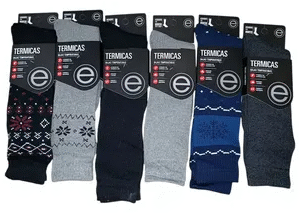 MEDIAS TERMICAS MEN ELEMENTO PACK X6
